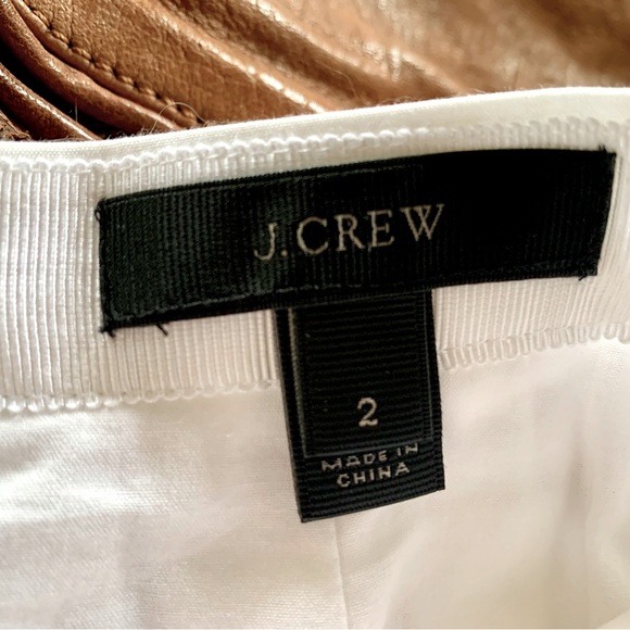 J. Crew White Textured Skirt - Picture 2 of 4